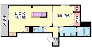 シャーメゾン　姫路Rの物件間取画像